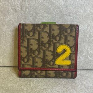Christian Dior Monogram Rasta Wallet Beige